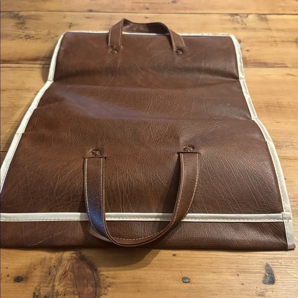 Vintage Faribo Woolen Throw Blanket with Carry Case
